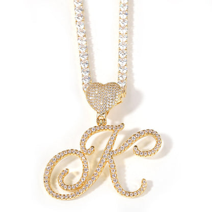 mens gold chain love button head floral necklace