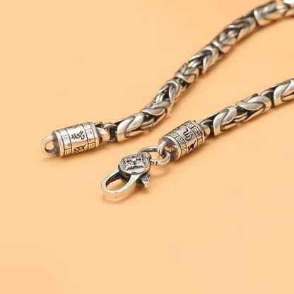 Peace pattern braided bracelet