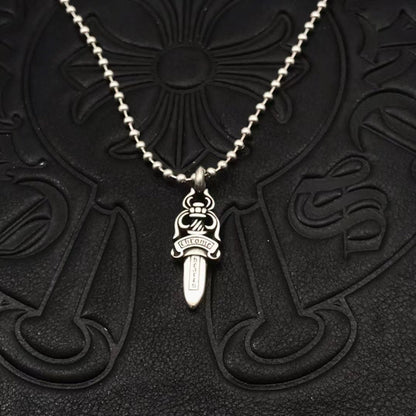 Small Retro Dagger Necklace