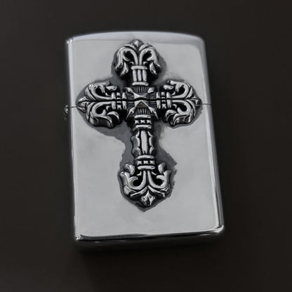 flame cross sword tongue anchor retro lighter