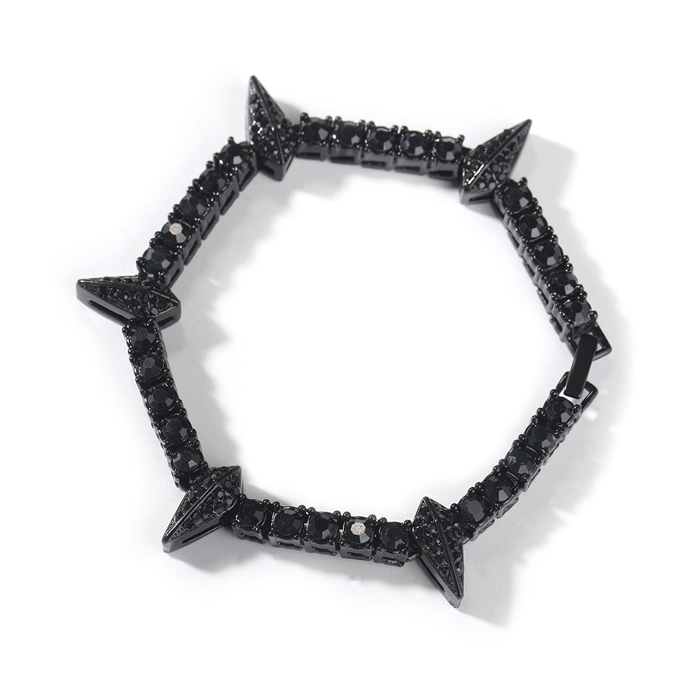 diamond tennis chain Black Panther bracelet