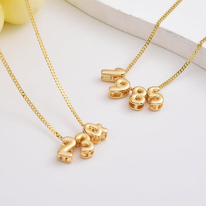 bubble 444 necklace