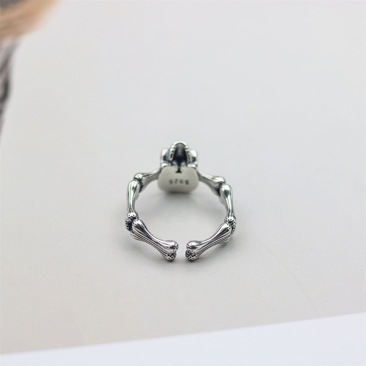 Skull open ring