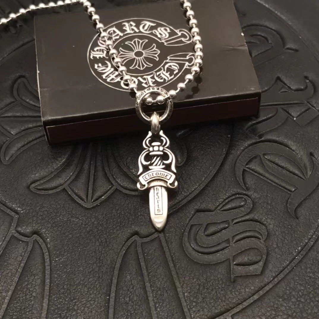 Small Retro Dagger Necklace