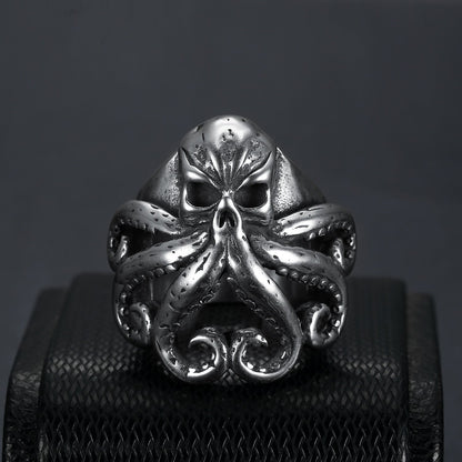 Pirate octopus tentacle punk style ring