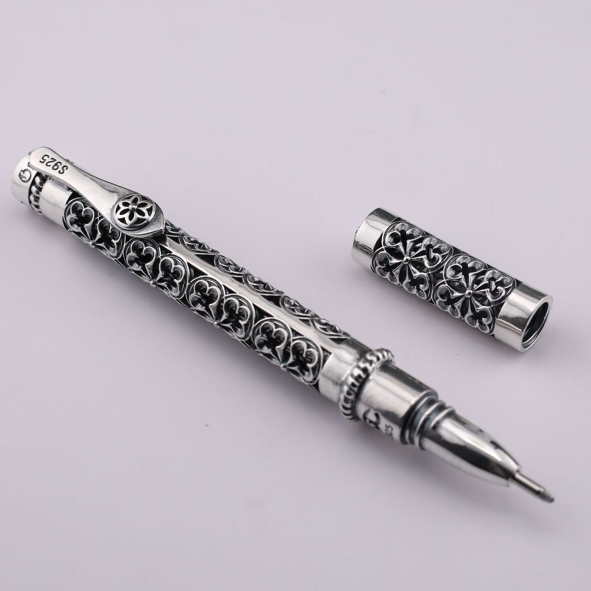 Hollow carved business signature pen