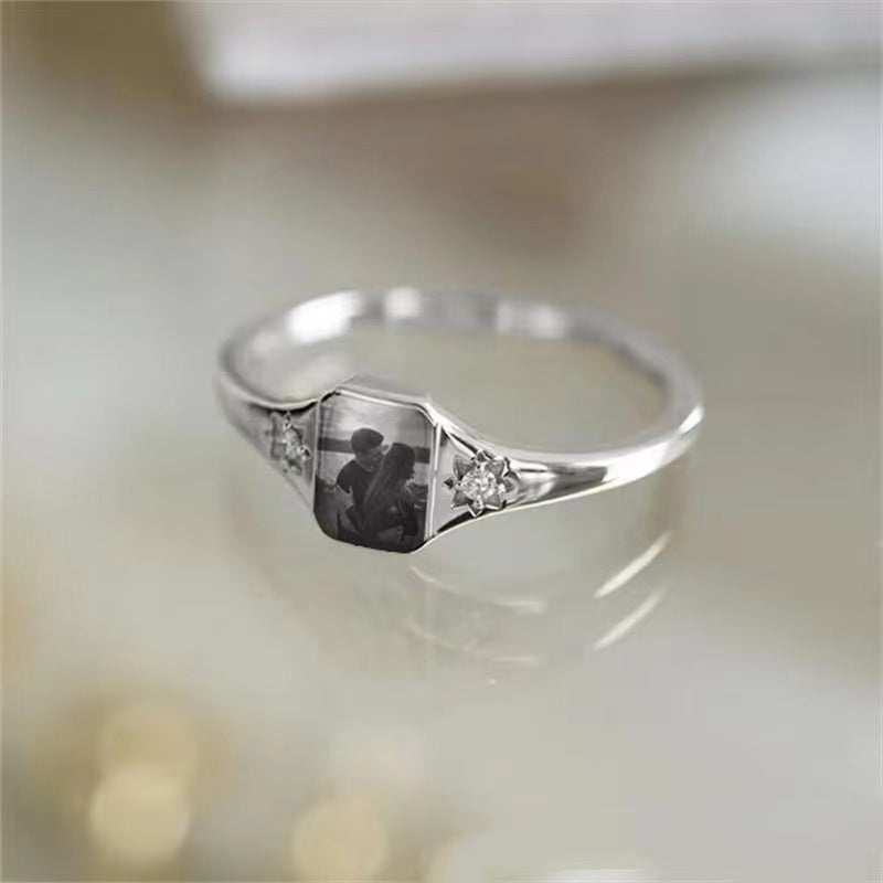 uv color printing birthstone ring