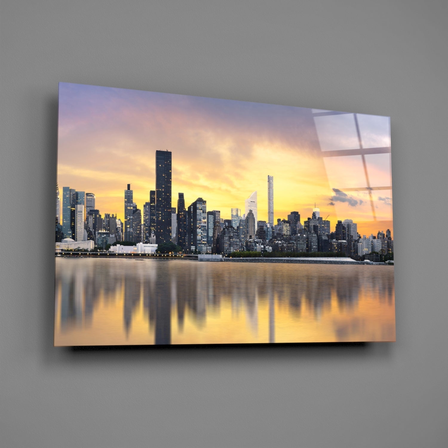 Downtown Glass Wall Art