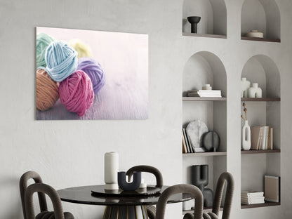 Balls of Rope Glass Wall Art