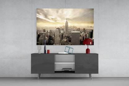 New York (NYC) Glass Wall Art