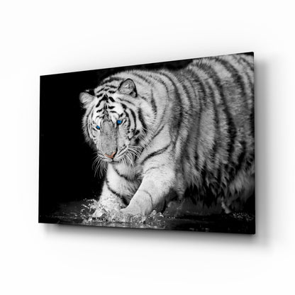 Tiger of the Bengal Glass Wall Art