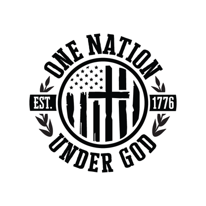 One Nation Cross Window Jeep Graphic