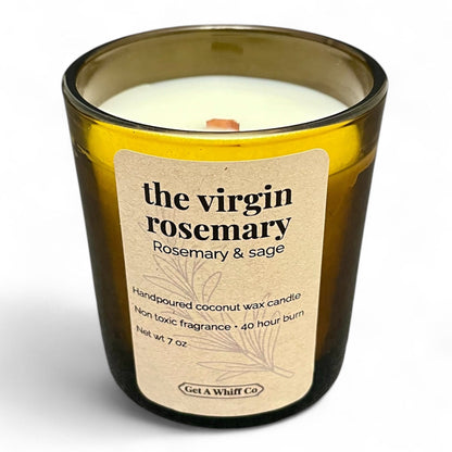 Minimalist Amber Candles — Choose Your Scent