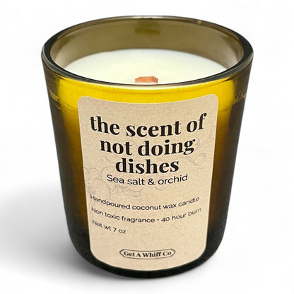 Minimalist Amber Candles — Choose Your Scent