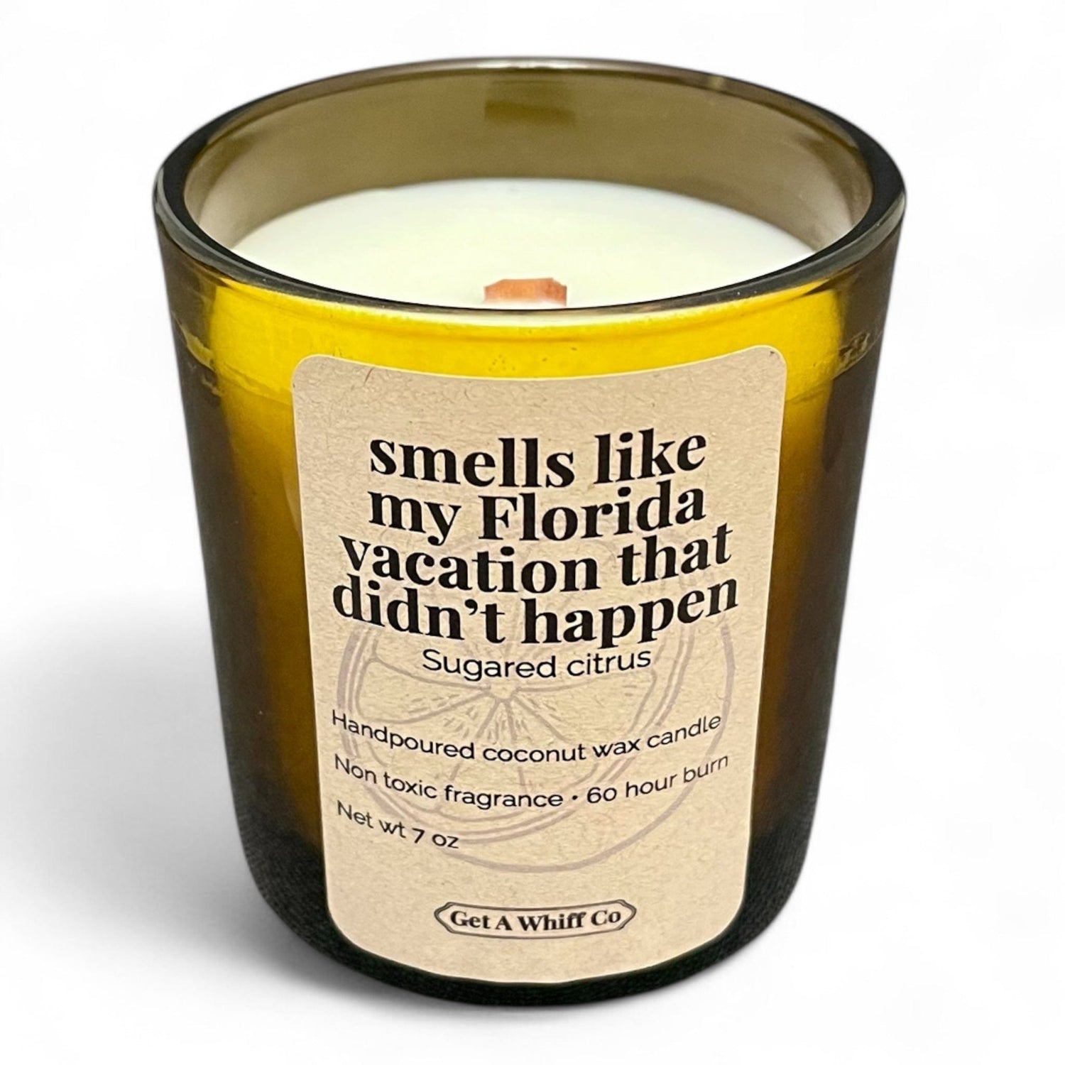 Minimalist Amber Candles — Choose Your Scent