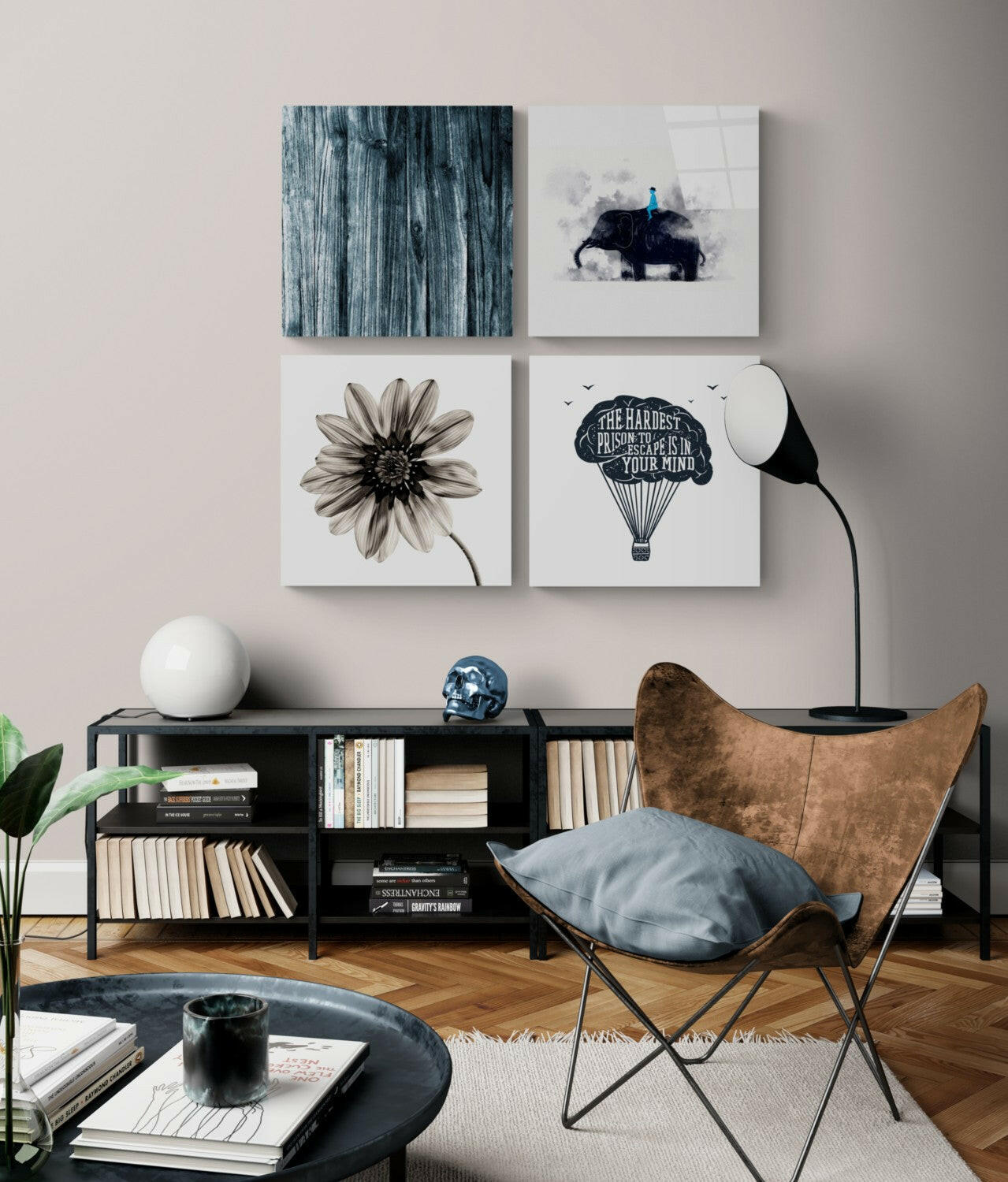 Consciousness Quadro Glass Wall Art