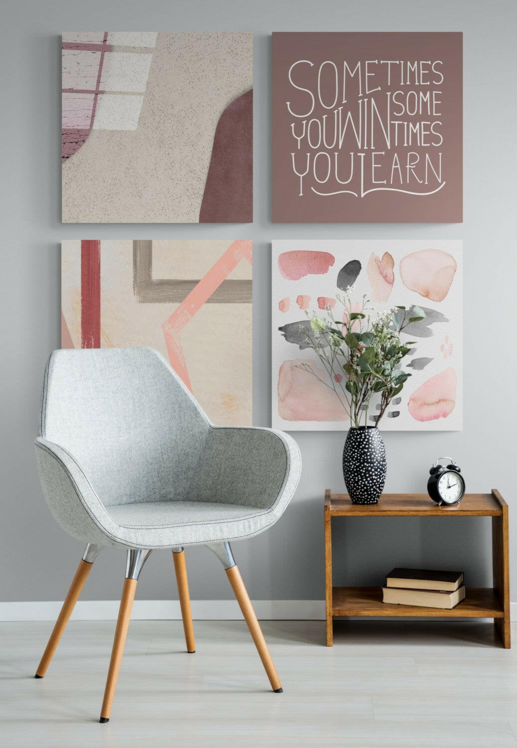 Sometimes Quadro Glass Wall Art
