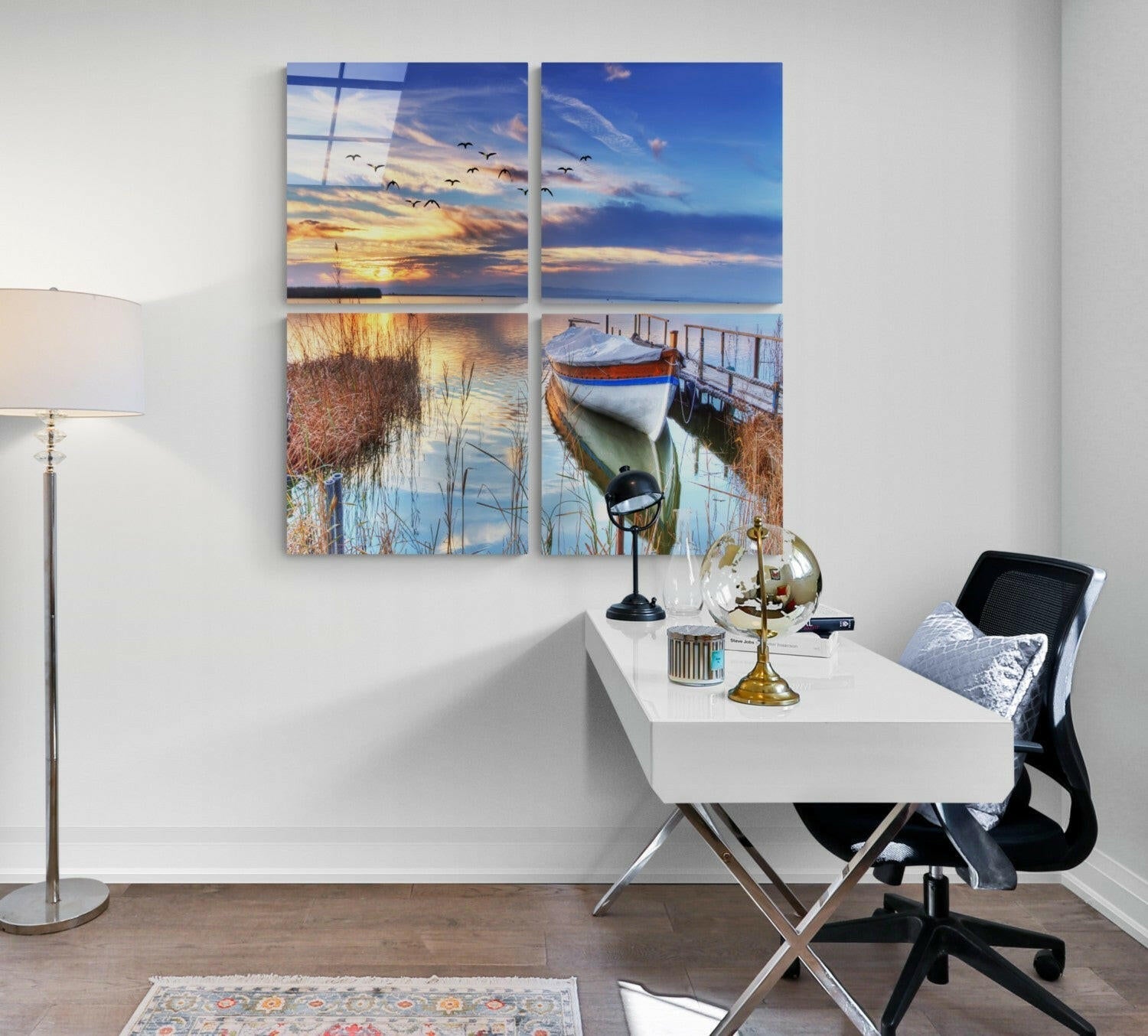 Reeds Quadro Glass Wall Art