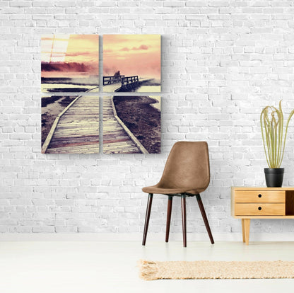 Scaffolding Quadro Glass Wall Art
