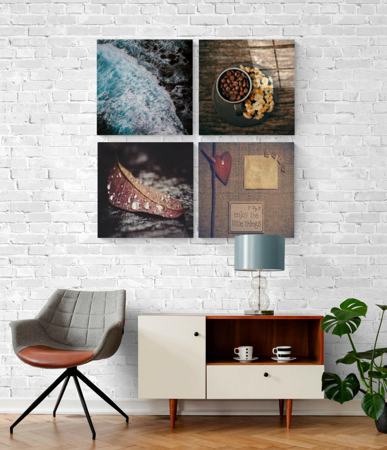 Little Things Quadro Glass Wall Art