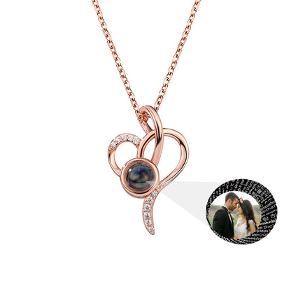 customizable Love photos Projection Necklace Pendant