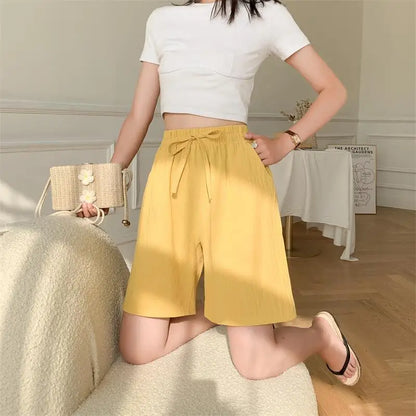 Summer Cotton Linen Loose Women&