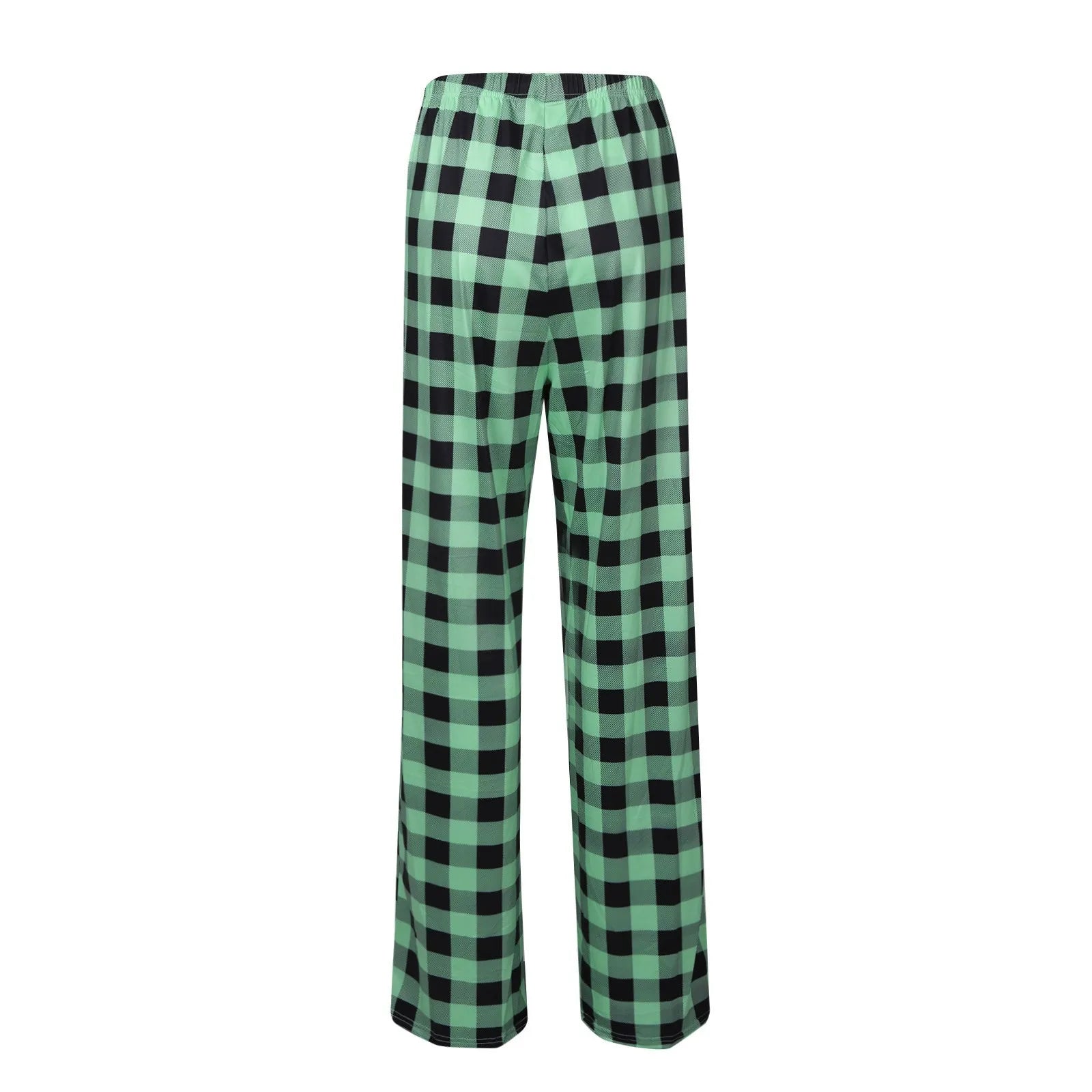 Women Christmas Pajama pants Autumn Winter Plaid Printed Pants