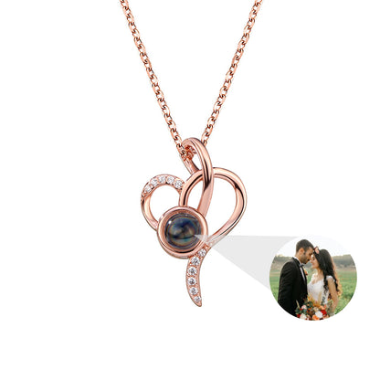 customizable Love photos Projection Necklace Pendant