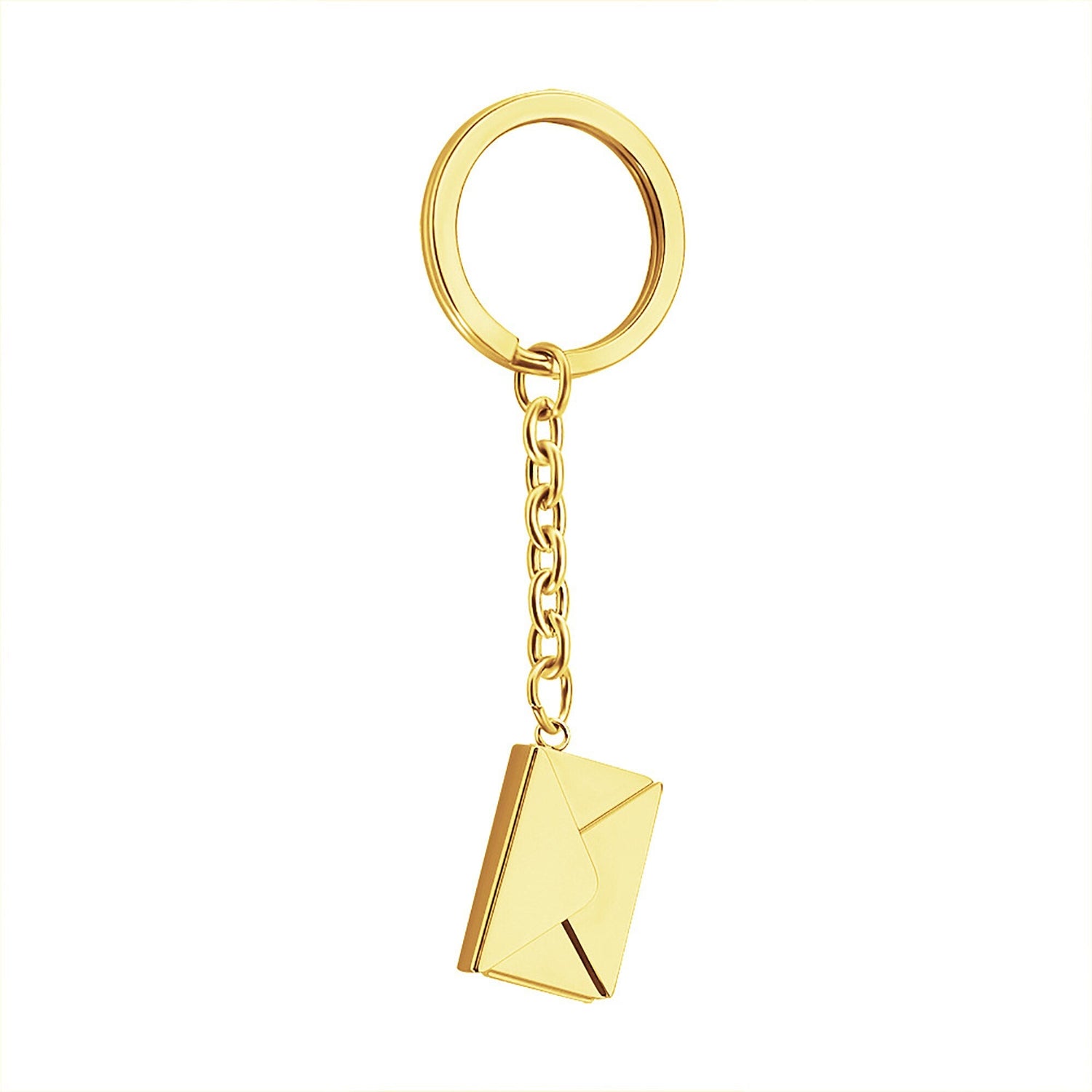 Customizable name envelope keychain For Men Women Car Key Holder