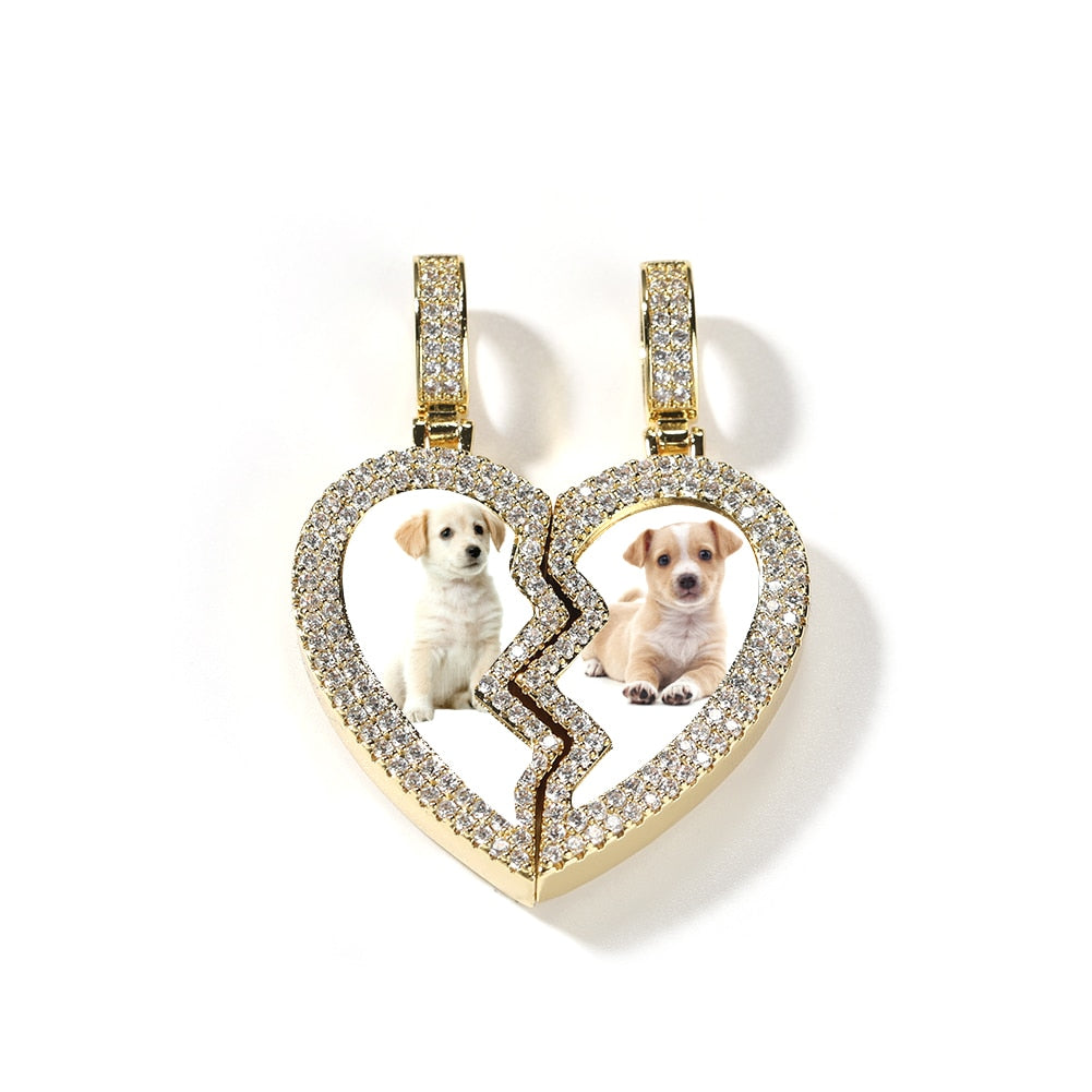 Broken Heart Photo 2 Pictures Pendant