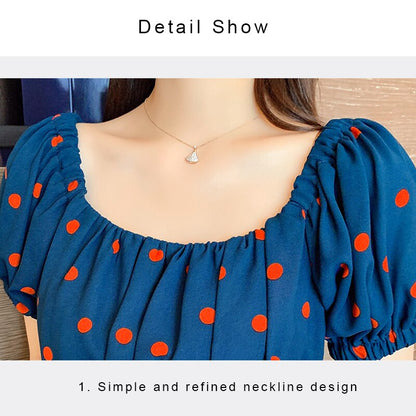 Jumpsuit Summer 2022 Long Overalls Wide Leg Pants for Women Polka Dot Rompers
