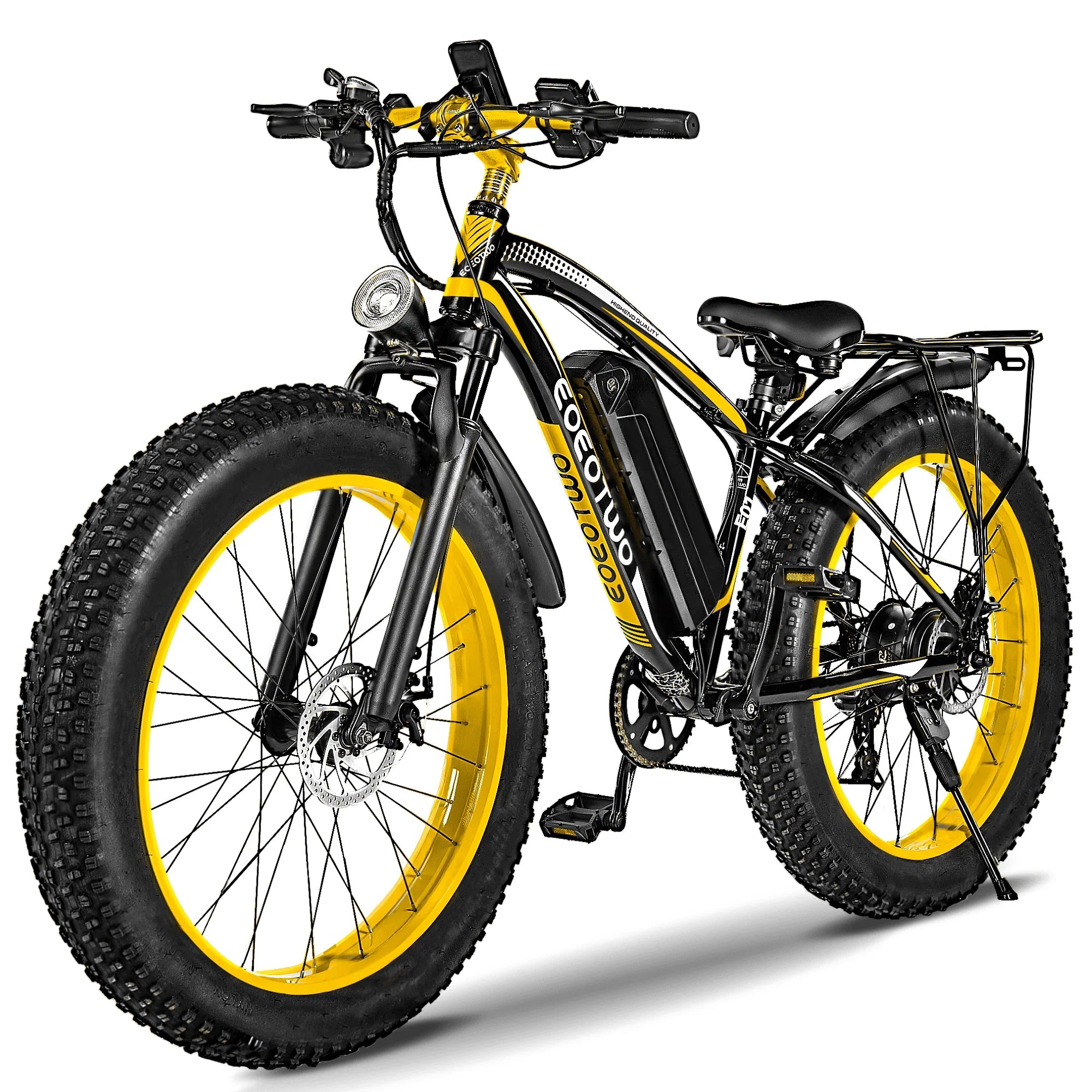 EOEOTWO E01 Electric Fat Tire Bike 1500W Peak Motor