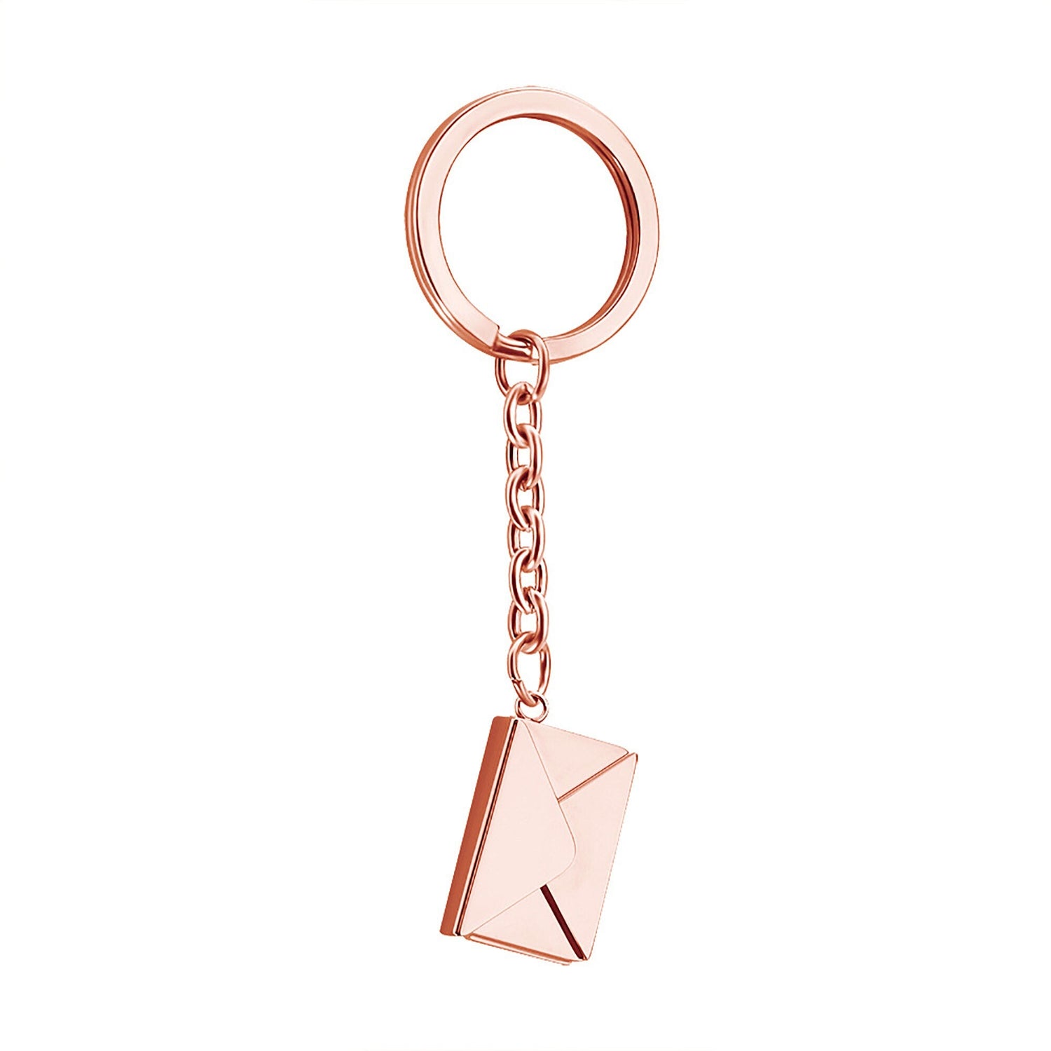 Customizable name envelope keychain For Men Women Car Key Holder