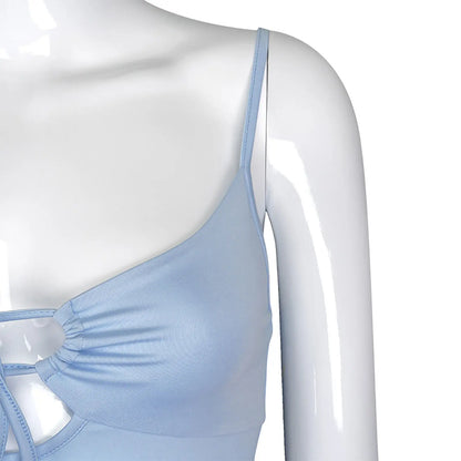 Lace-up Camisole Y2k Hollow Out Crop Top Summer