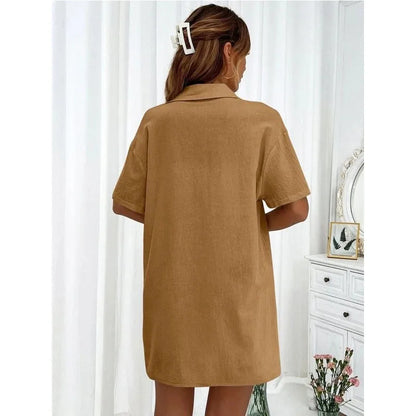 Solid Color Casual Loose Short Pants Sets For Women