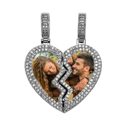 Broken Heart Photo 2 Pictures Pendant