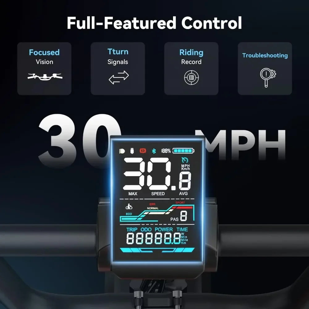 eBike Boys 20" Fat Tire E-Bike - Full Suspension for All-Terrain Use