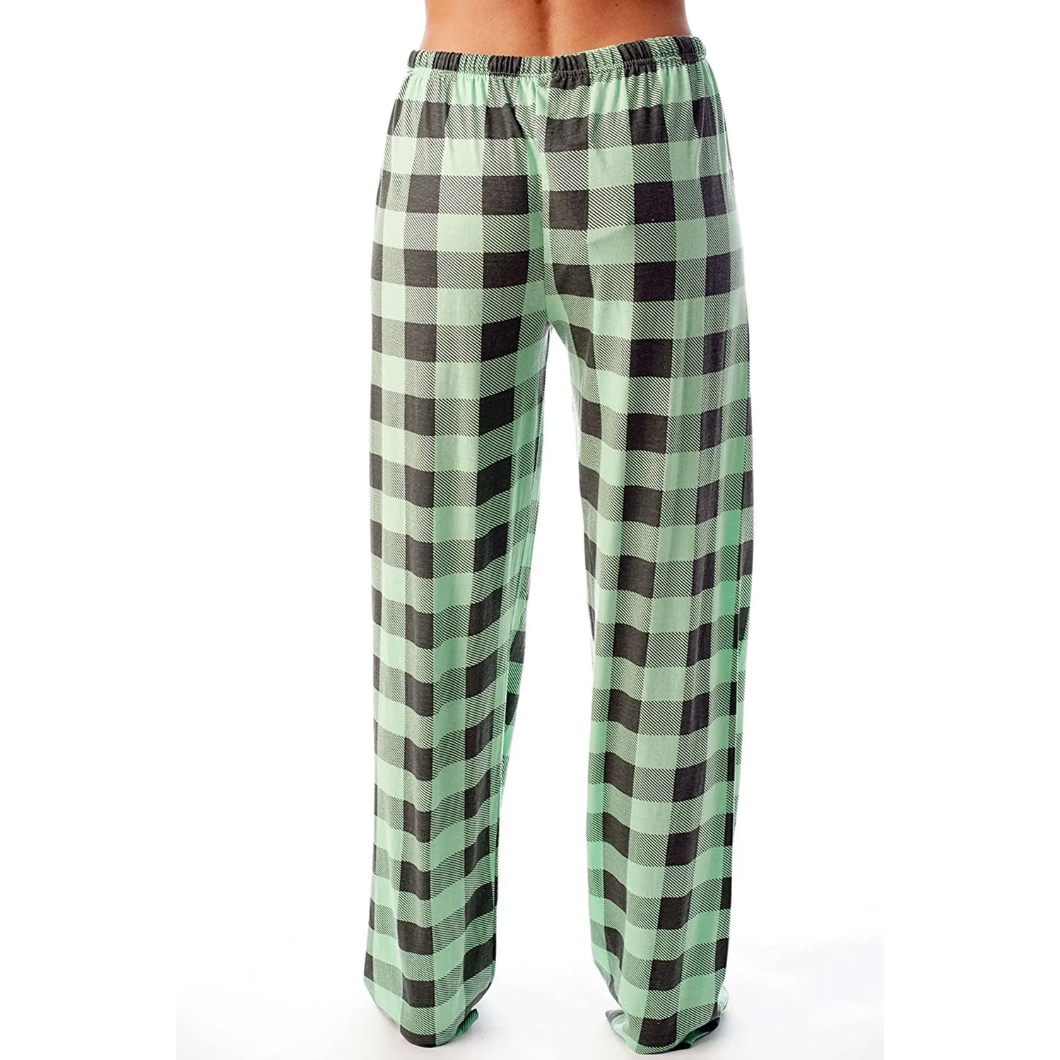 Women Christmas Pajama pants Autumn Winter Plaid Printed Pants
