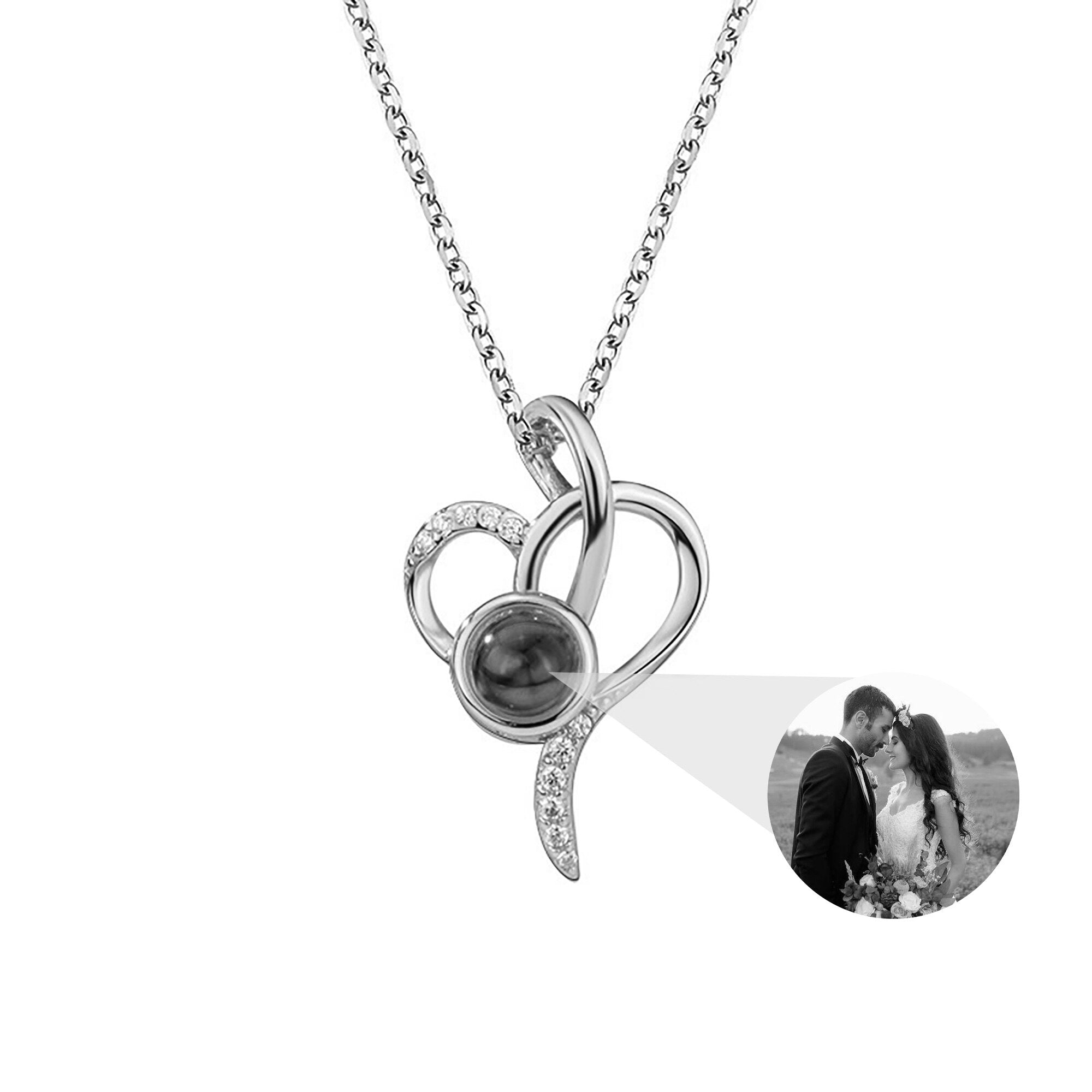 customizable Love photos Projection Necklace Pendant