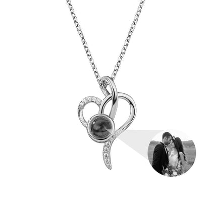 customizable Love photos Projection Necklace Pendant