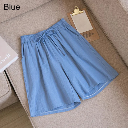 Summer Cotton Linen Loose Women&