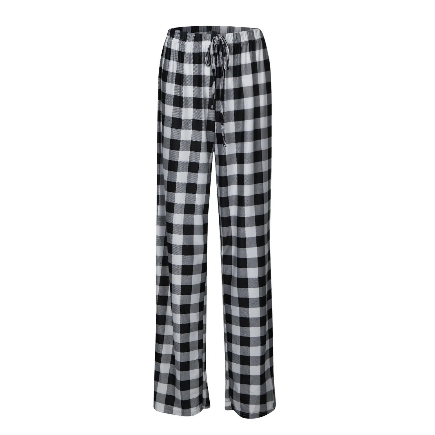 Women Christmas Pajama pants Autumn Winter Plaid Printed Pants