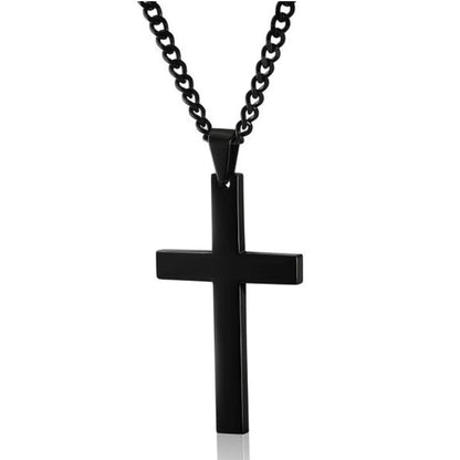 Geometry Interlocking Square Triangle Male Pendant Stacking Streetwear Necklace