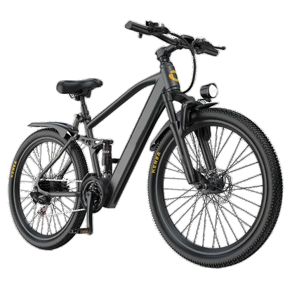Adults Electric Bicycle, 26" 24" Electric Mountain Bike with 36V Battery Peak 500W Motor,21 Speed Ebike Electric Bike for Adults