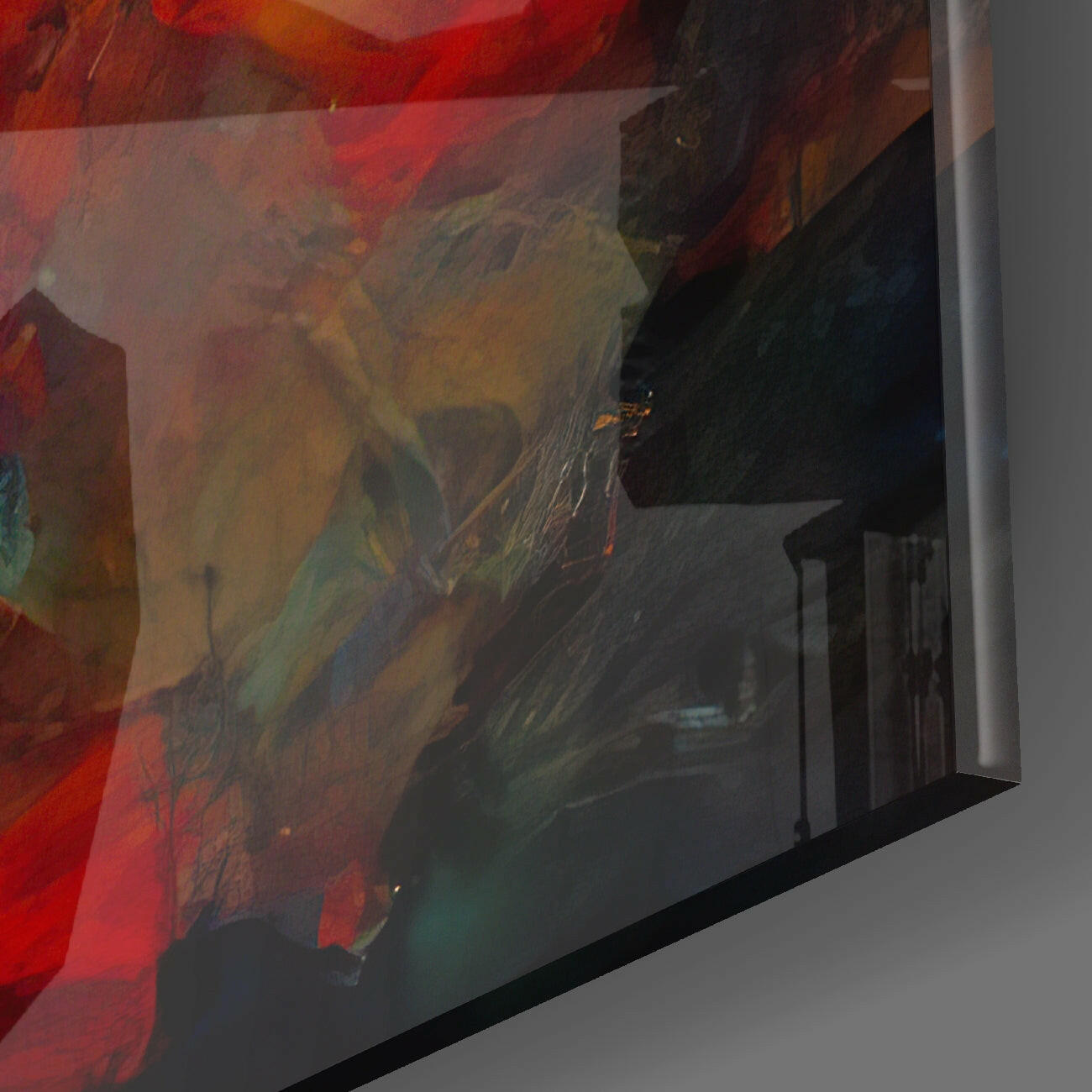 Color Jungle Glass Wall Art  || Designers Collection