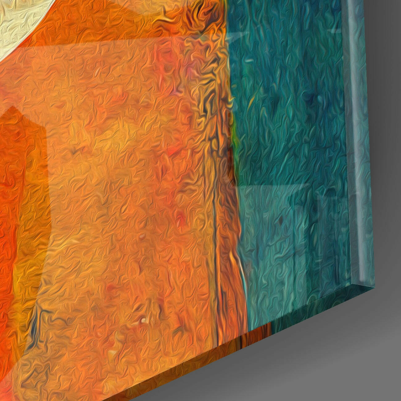 Saddness Glass Wall Art  || Designer Collection