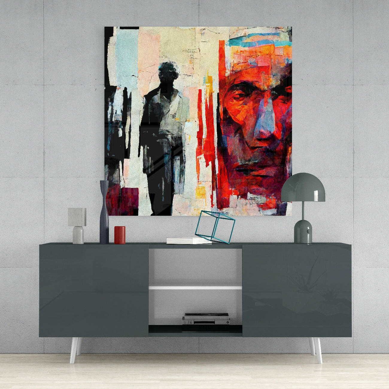 Surveillance Glass Wall Art  || Designer Collection
