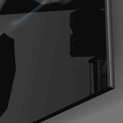 Smoky Horse Glass Wall Art  || Designer Collection