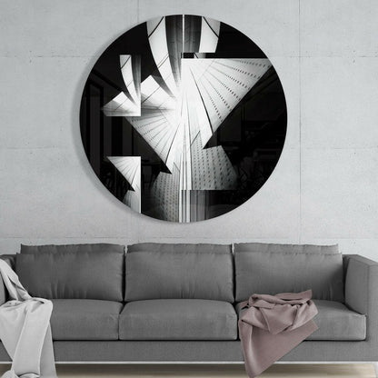 Skyscrapers Glass Wall Art
