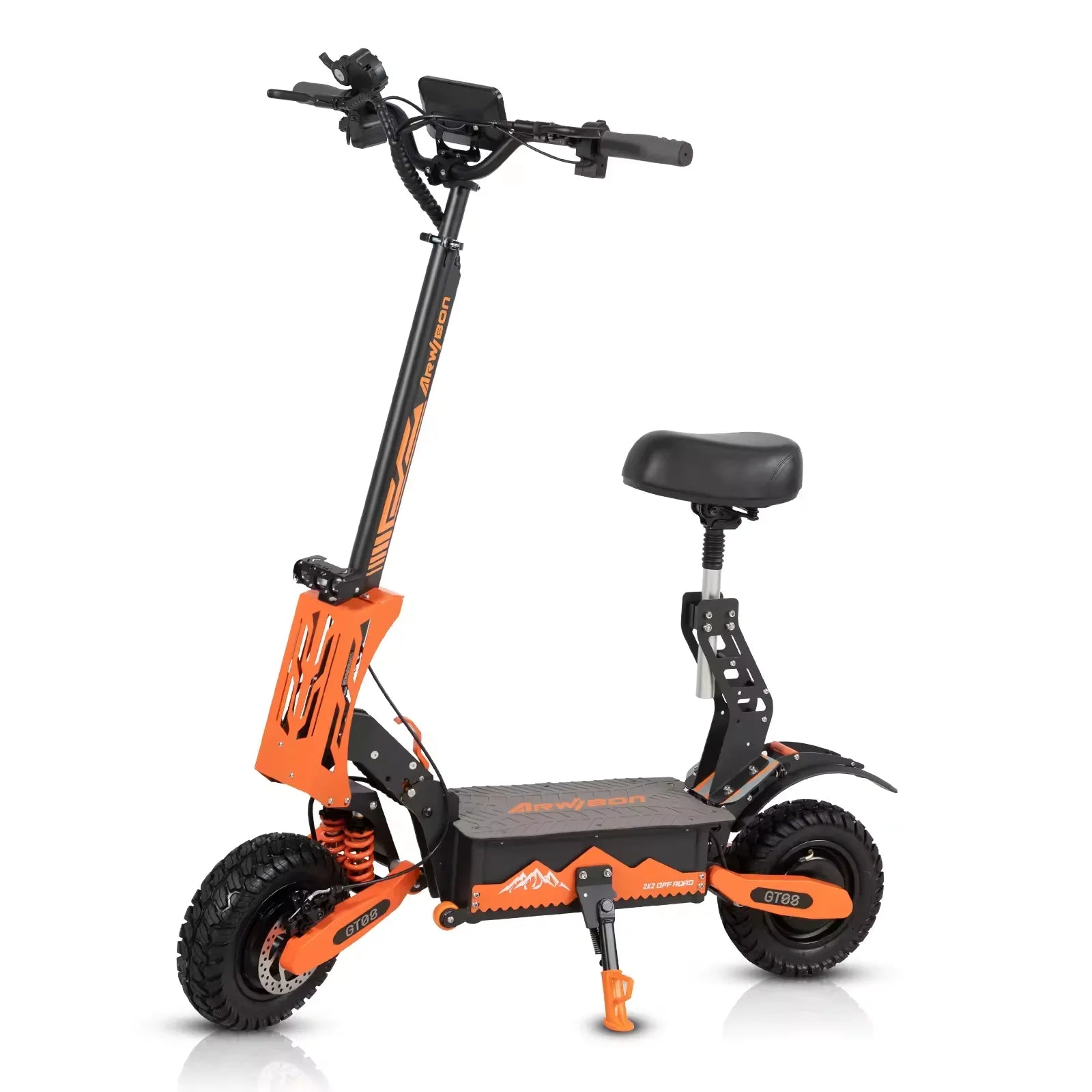 Arwibon 5600W Dual-Motor Electric Scooter 60V27AH With Top Speed 46MPH